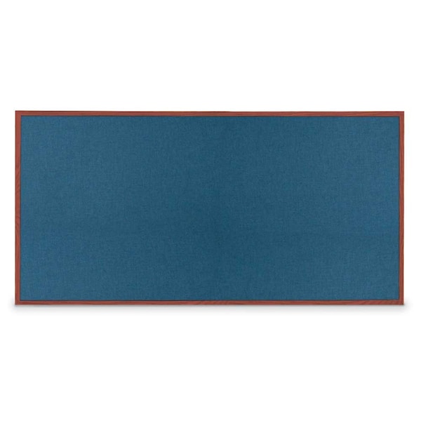 Combo Board, 72"x48", Black Frame/Black Porcelain & Rubber